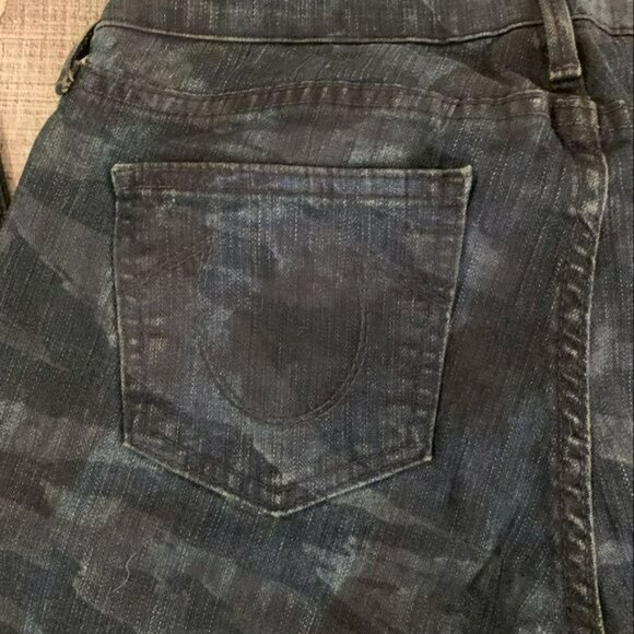 True religion womens Casey low rise super skinny camo jeans - 27 - Picture 7 of 11